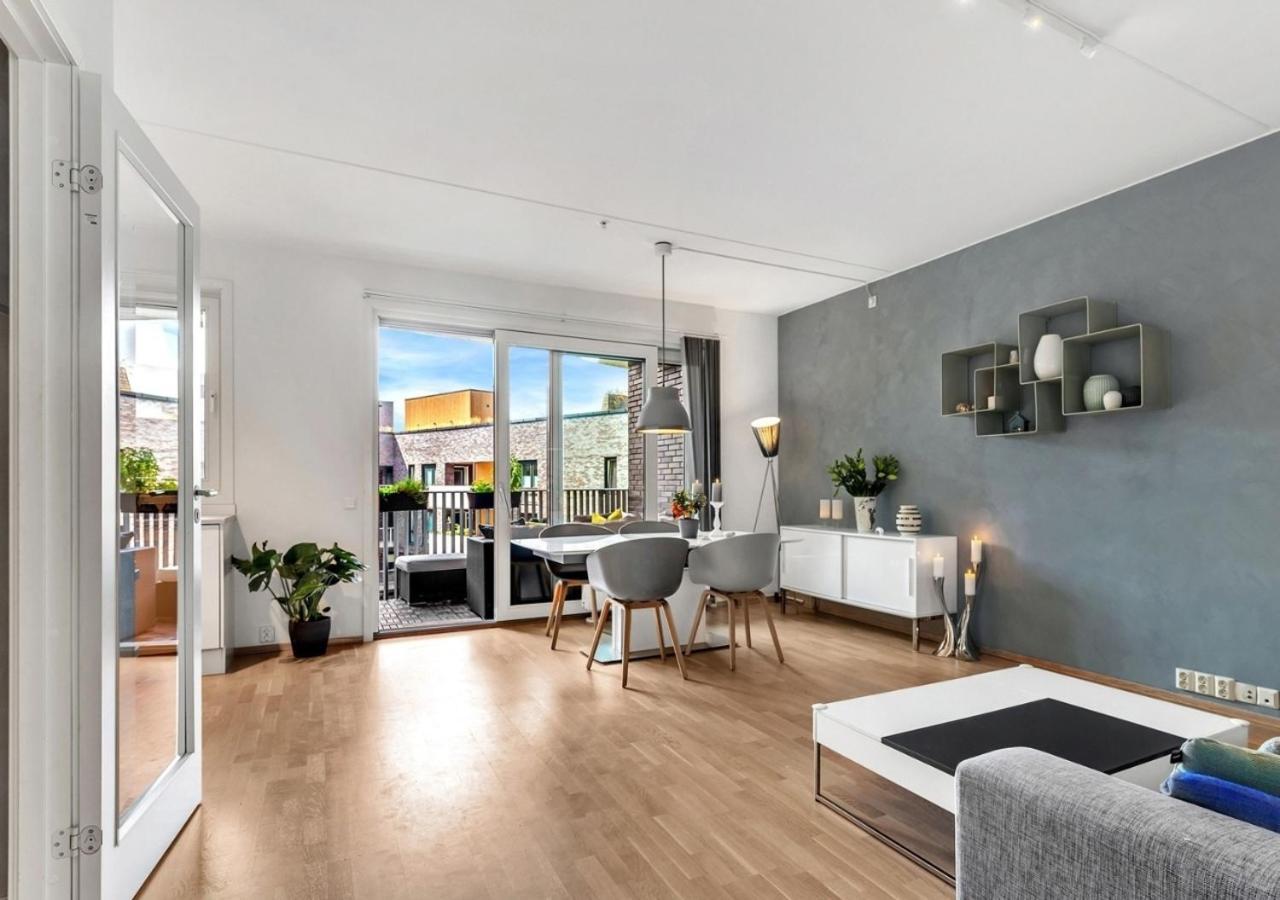 Seaside Apt - 2 Sunny Balconies - Modern - 6 Pax Oslo Dış mekan fotoğraf