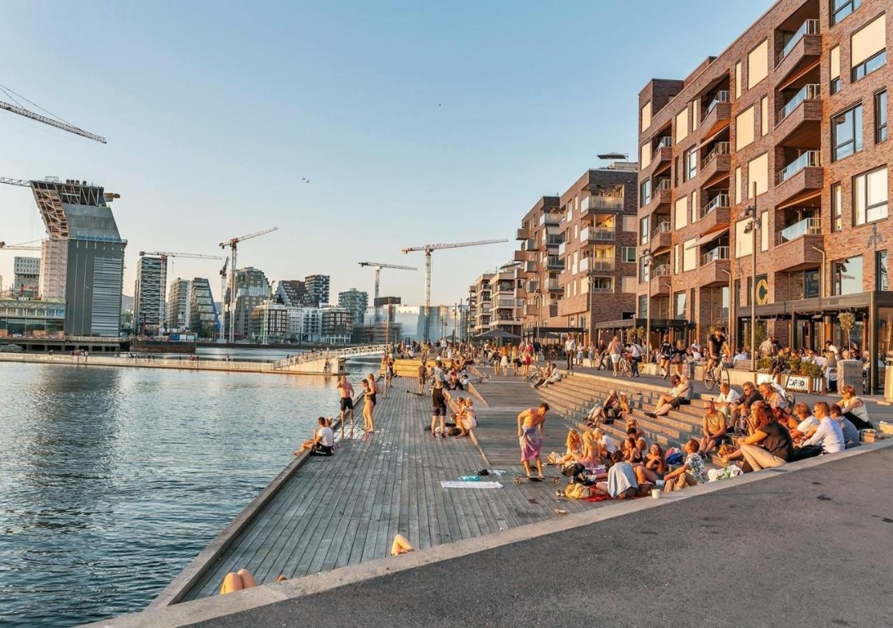 Seaside Apt - 2 Sunny Balconies - Modern - 6 Pax Oslo Dış mekan fotoğraf
